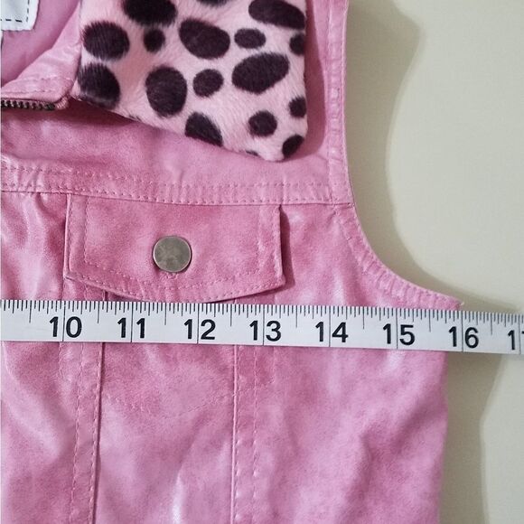 B. B. Collections Faux Leather Vest - Picture 2 of 7